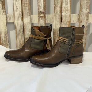 PIKOLINOS Ankle Boots, Brown, NEW, Size 41